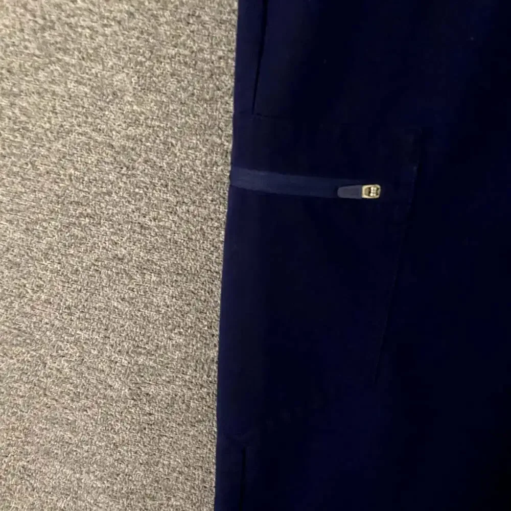 Figs Women’s Size Small Blue Zamora Cargo Scrub Pant - Pockets